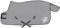 SUNRIDE Winterdecke 450g für Pferde (Alaska) - reflektierend, 1200D Ripstop - optionales Halsteil - mit Unterdecken kombinierbar (140 cm, grau)