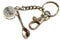 Miniature Cola Spoon Bag Charm, Waiter/Waitress Keychain, Salt & Pepper Spoon Keyring, Chef/Cook Keychain, Sugar Spoon Keyring Gift