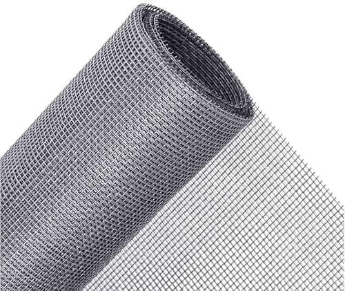 Tela mosquitera por metros, tela mosquitera para puerta y ventana, tela mosquitera FIBRA DE VIDRIO GRIS, BLANCA o NEGRA, mosquiteras tamaño a elegir (120X1000 cm, GRIS)