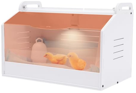 InSyoForeverEC Incubadora Pollitos Caja de cría Calor Lámpara Calentador Ajustable para Incubación Hogar Cría Reptiles Aves de corral Inicio Placa calefactora 15W