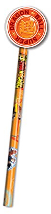 CYPBRANDS Dragon Ball – Bleistift mit Radiergummi, Kinder und Jugendliche, für Jungen und Mädchen, Schulbedarf, Schreiben, mehrfarbig, offizielles Produkt (CyP Brands)