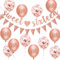 16th Birthday Decorations Rose Gold Sweet Sixteen Banner Kit Women 16th Birthday Party Decorations by Wonsta