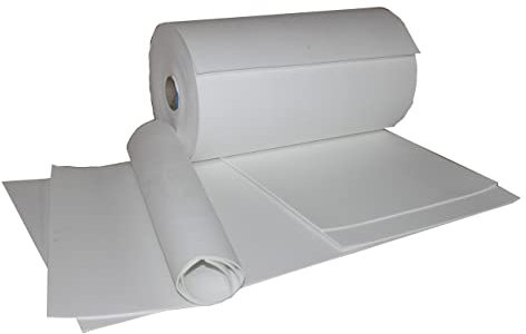 Keramikfaserpapier 1200°C Dichtung/Isolierung für Holzbacköfen Steinbacköfen (1 Matte - 500x300x5mm)