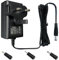 5V 2A 10W 1.8M Long Power Supply Adapter, AC DC Switching Adapter (Input 100-240V, Output 5Volt 2Amp 2000mA), Wall Mount Transformer Plug with 3 Interchangeable Adapter Jacks, UKCA Listed