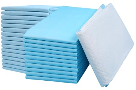 PELLYDA Lot de 20 alèses jetables pour incontinence - Pour les personnes souffrant de fuites urinaires - Pour nouveau-nés, personnes âgées - 80 x 120 cm