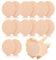 ZCSOWE 16 Stück Make-Up-Schwamm Foundation Puderquaste Gesicht Make-Up Gesicht Augen Kosmetik Waschapplikator Runde Pads Halloween Kosmetik-Werkzeug (Hautfarbe)