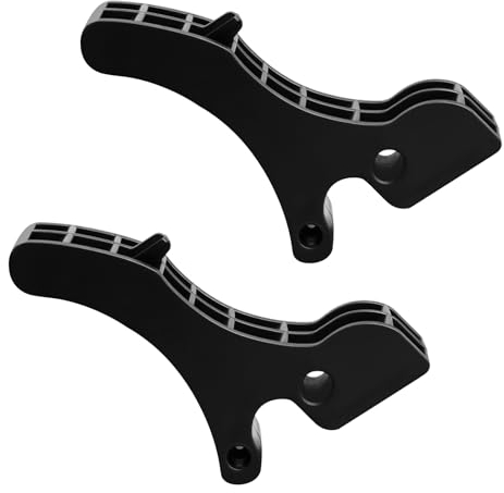 VIDABTE Composite Replacement Clamp for Dewalt Heavy Miter Saw Stand - for Dewalt Miter Saw Mounting Brackets DW7231 DW723 DWX723 DWX724 DW730 DWX725 Mounting Bracket (Black - 2 pcs)