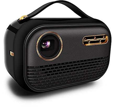 YADECL Mini DLP Projector Portable Outdoor Movie Home Cinema for Smartphone