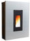 Suinga Stufa a pellet. Efficienza e design superiore con una superficie riscaldata, colore bianco (Pegaso Tabella 7.7 KW)