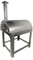 Forno A Legna Da Esterno, Per Pizza, Pane - Alfonso 6 Pizze Full Optional inox con carrello, Camera Di Cottura Diretta In Acciaio Inox E Mattoni Refrattari Alimentari, Coibentato