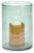Lambert [W0725] Livorno Windlicht Glas Ocean/orange H21 cm D15 cm