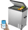 VEVOR Réfrigérateur Portable à Compression 70 L, Mini Frigo de Voiture 12/24 V CC et 100-240 V CA, Glacière à Zone Unique, -20 °C à 20 °C Température Réglable, pour Camion Bateau Maison Camping