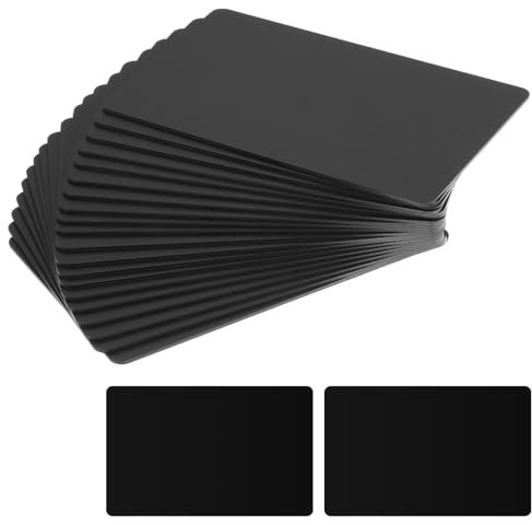 20 Stück NFC Karten Schwarz Wiederbeschreibbare NFC Tags NTAG 215 PVC Karte Leer Programmierbarer NFC Visitenkartenchip 504 Byte Speicher NFC Tag Kompatibel mit Allen NFC Unterstützten Geräten