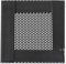 sourcing map 5PCS PC Dust Filter, 50mmx50mm PVC Computer Case Cooler Dustproof Mesh Cover Fan Grills for Computer Chassis Speaker, Black