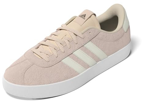 adidas VL Court 3.0 Shoes, Sneaker Donna, Wonder Quartz Core White Cyber Met, 44 EU