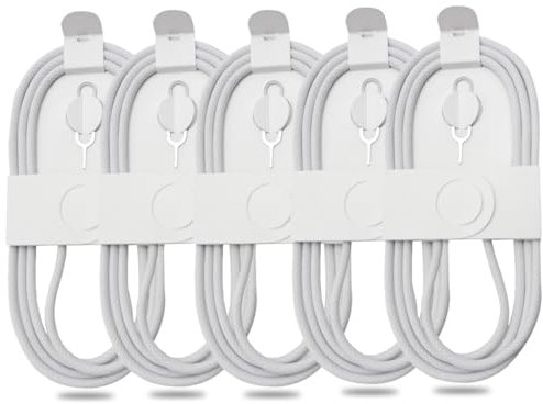 5 Pack USB C to USB C Cable for iPhone 16 15 Pro Max Plus data line 60W Type C to Type C Braided Cable for iPad AirPods Xiaomi google MacBook Air oppo Fast Charging cord for Samsung wire SIM card pin