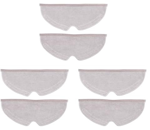 Asyduey 6Pcs Mop Cloths Rags Accessories for S5 Max S6 Pure S6 MaxV S5 S51 S50 S55 E25 E35 Vacuum Cleaner Parts