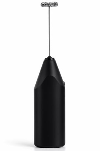 Milk Frother Handheld Electric Whisk Foam Maker for Coffee Battery Operated Coffee Blender Stainless Steel Whisker for Coffee, Lattes, Cappuccino, Matcha, Electric Stirrer Coffee Whisk