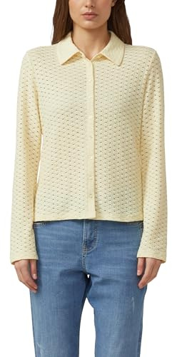 s.Oliver Jersey-Bluse aus Lochspitze