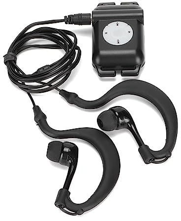 Bewinner Lecteur MP3 étanche IPX8 |4 Go de Stockage, 8 à 10 Heures de Lecture, Charge Rapide, Prend en Charge MP3/WMA/APE/FLAC, Compatible avec Mac/Linux