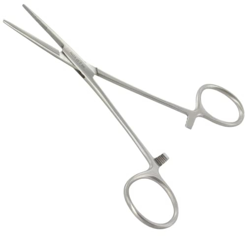 Kocher - Alicates sin dientes, de acero inoxidable, tamaño de 14 cm
