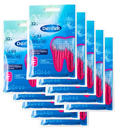 10x Interdental-Bürsten-32 Stk extra fein DenTek 2-3 mm - Slim Brush