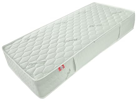 Matratzen Perfekt Federkernmatratze Smaragd Extra, 90 x 190 cm – bandscheibengerechte Matratze mit Bonellfederkern und Aloe Vera veredeltem Bezug, Härtegrad H5, Höhe 27 cm