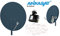 ANKASAT ANK DSA 80cm Stahl Anthrazit + ANKASAT Unicable SCR 3 Legacy LNB