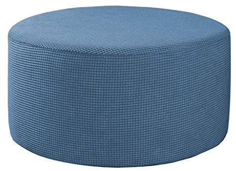 Fenteer Hussen Sofa Hussen Möbel Abdeckungen Stretch Lagerung Abdeckung Fuß Rest Spandex Jacquard Überprüft Muster Material, Gewebe, Blau