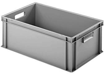 Agrodirect Eurokasten Industrie Behälter Grau 600x400x220mm