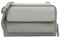 SH Leder Damen Handytasche Umhängetasche Geldbörse Multifunktion Beutel aus Echtleder Verstellbar Schultergurt Handy bis 6,7 Zoll 11,50x19cm Vera G368 (Hellgrau)