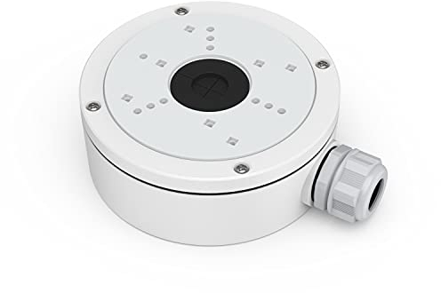 ANNKE Kamera Montagesockel Universal Junction Box, Halterung für Bullet Dome Turret PTZ-Überwachungskameras, Outdoor wasserdichte Aluminium-Wand-Deckenhalterung, Kabel verstecken
