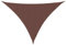 vidaXL Voile de Parasol Voile d'Ombrage Ecran Solaire de Jardin Store de Patio Terrasse Balcon Extérieur Tissu Oxford Triangulaire 5x6x6 m Marron