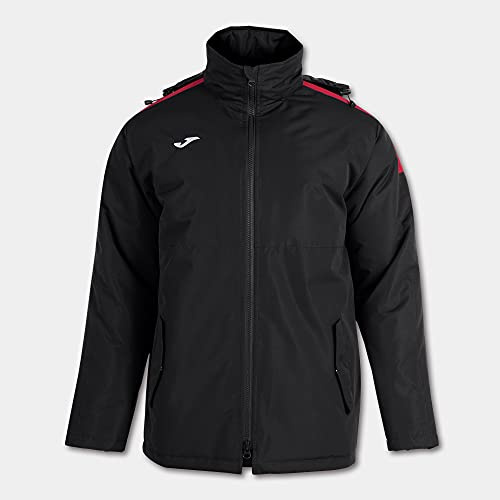 Joma M Giacca trivor, Nero Rosso, M Unisex-Adulto