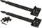 KOTARBAU® 2er Set Kreuzgehänge T-Scharnier Dekorativ Ladenband Pulverbeschichtet Schwarz 300 mm