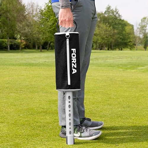 FORZA Tubo Raccogli Palline golf e Borsa - Collezionatore di palline da Golf | Capacità di 85 Palline | Racchettapalle Leggero