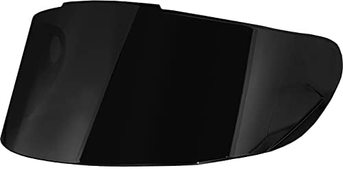Broken Head Ersatz-Visier ohne Loch für Motorradhelme - Auswechselbares Visier für Integralhelm BeProud - Schwarz