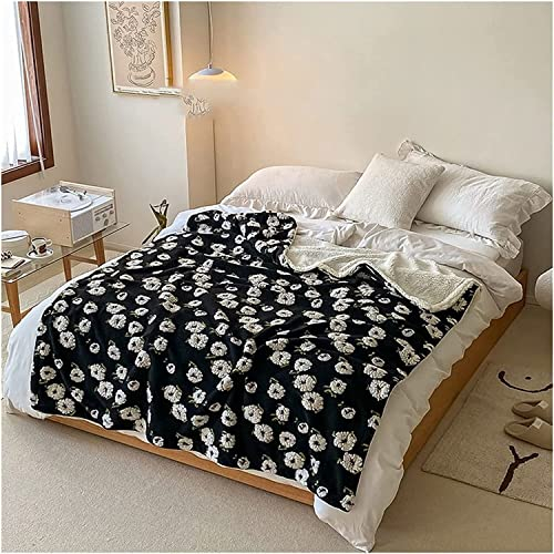 REJOON Plüschdecke, verdickte, warme und weiche Multi-Scene-Nickerchen, Klimaanlage, Schlafzimmer, Schal, Sofa, Reisedecken (Size : 100x150cm)