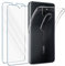Vauki Cover per OPPO A5（2020） OPPO A9（2020）con 2 Pezzi Vetro Temperato,Custodia Ultra Trasparente Silicone Morbido TPU e Pellicola Protettiva,Antiurto Sottile Cellulare Case per OPPO A5 6.5