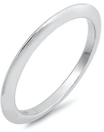 Joyara Bague Argent Fin 925/1000 Tranchant Couteau