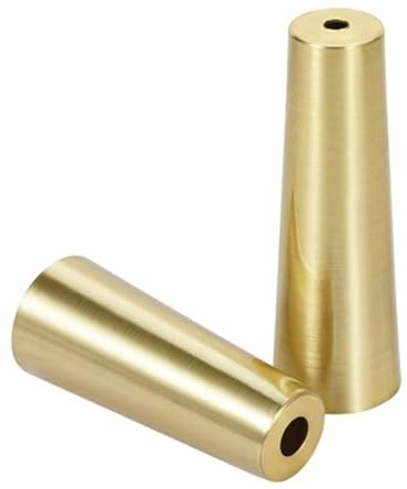 Metallhülse Tischbein Möbelbeinabdeckung Jackenabdeckung Esszimmerstuhl Beinabdeckung Fuß Solide Spitze Gebürsteter Tischstuhl Zylinder/Kegelkappe Schützen Dekorboden Sichere Unterlage 1pc (Color : A