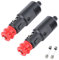 CGEAMDY 2 Pcs Auto-Zigarettenanzünder-Stecker, Eingebaute Sicherung Auto-Stecker, Universal-Fahrzeug-Strom-Adapter Ersatz-Stecker für Auto-Lkw Auto-Motorrad