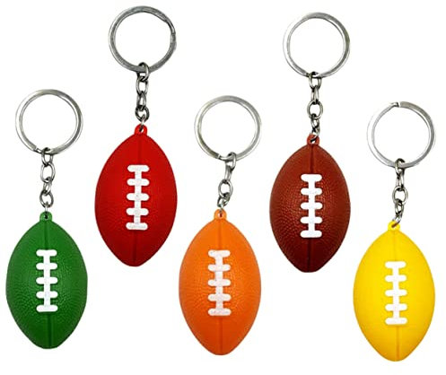 Toyvian 5 Pièces Football Porte-Clés Baseball Porte-Clés Pour Sacs À Porte-Clés Pour Sacs À Rugby Pendentif Rugby Porte-Clés Pendentif Football Américain Porte-Clés