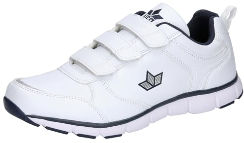 Lico Herren Lionel V Laufschuhe, Weiss/Marine, 43 EU