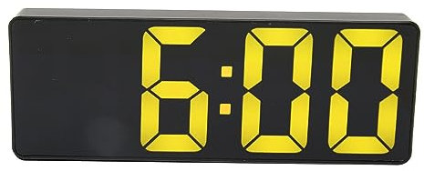 HEEPDD Zeitgenössische Digitaluhr, Schlanke Digitale Uhr, 12/24-Stunden-12/24-Stunden-Zeitanzeige, Moderner Elektronischer Wecker