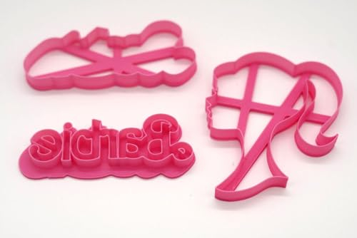 lrsweetdesign Prinzessin Puppe Set. Silber Bioplastik Ausstecher, 5cm, 1 Stück