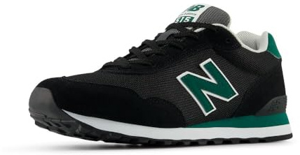 New Balance Herren 515 Sneaker, Schwarz/Grün, 46.5 EU