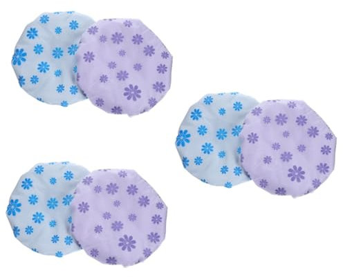 FOMIYES 6pcs Sleeping Cap Satin Hat Shower Hat for Women Bath Bonnet Household Bath Cap