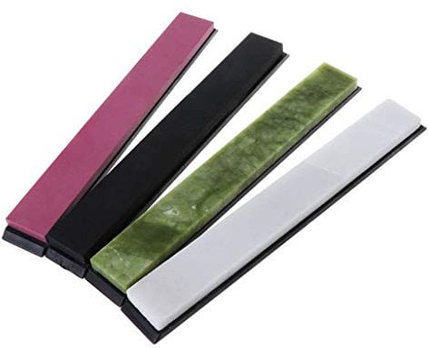 4 Stück 3000/6000/8000/10000# Schleifstein-Schärfer für Küche, Obst, Outdoor, Geschenk, praktisches Küchen-Hosuehold Werkzeug, Heimgeräte unter 10 Dollar