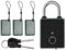 Sonew Fingerabdruck Schloss, Biometrisches Schlüsselloses Fingerabdruck-Schloss aus Metall, Elektronisches Schloss mit Karten-APP-Schlüssel(TTLOCK)